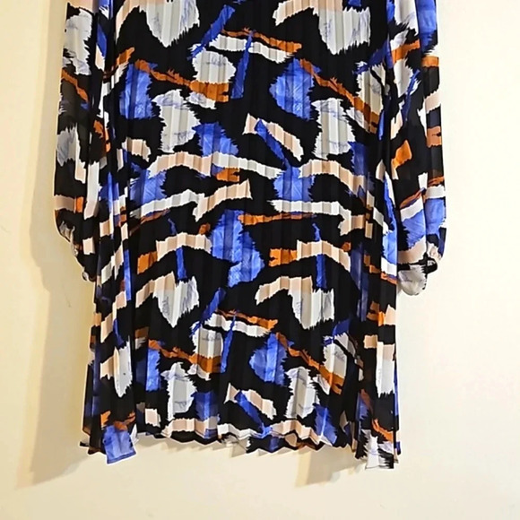 Nine West Pleated Georgette Dress - Picture 2 of 5